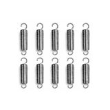 Ankara Oyun Makinaları Trambolin Yayı (10'lu SET)galvanizli. Sıkı Sarım. 17.8 Cm, Profesyonel