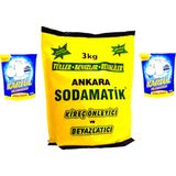Ankara Sodamatik 3 kg * 1 Adet + Kartül Tül Beyazlatıcı 500 Gr * 2 Adet - 4 kg