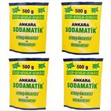 Ankara Sodamatik Kireç Önleyici ve Beyazlatıcı 500 gr * 4 Adet (Tüller - Beyazlar - Renkliler) - 2 kg