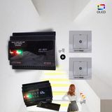 Ankara Teknik Akıllı Merdiven At-Eco OLED Serisi Akıllı Modül + 2 Adet Pır Sensör (Standart Sensör) - 20 KANAL