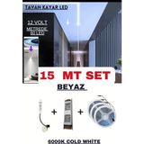 Ankara Teknik OEM Anahtarlı Akışkan Kayar Şerit LED Sistemi / 12 Volt / 20 Efekt - 15 m - Beyaz