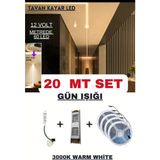 Ankara Teknik OEM Anahtarlı Akışkan Kayar Şerit LED Sistemi / 12 Volt / 20 Efekt - 20 m - 3000K