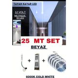 Ankara Teknik OEM Anahtarlı Akışkan Kayar Şerit LED Sistemi / 12 Volt / 20 Efekt - 25 m - Beyaz