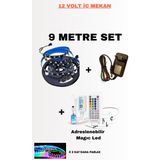 Ankara Teknik OEM SM16703 Ultra Parlak IP30 Pixel Adreslenebilir Şerit LED Kontrolcü Trafo / Full Set - 9 m - RGB