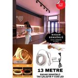 Ankara Teknik Sensörlü Günışığı Renk (3000K) F- Cob Neon LED / Yüksek Lümen/ Dolap Alcıpan Tavan LED / 12 Metre - 3000K - Günışığ