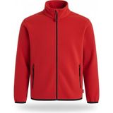 Ankara Üniforma Tüylenme Yapmayan Kumaş Outdoor Polar Ceket Unisex - Kırmızı