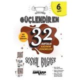 Ankara Yayıncılık 2024 - 2025 Yeni Müfredat 6.Sınıf 32 HAFTALIK SOSYAL BİLGİLER KAZANIM DENEMELERİ (Çok Renkli)