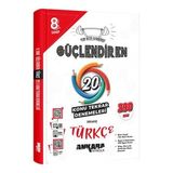 Ankara Yayıncılık 2024 - 2025 Yeni Müfredat 8.Sınıf Güçlendiren TÜRKÇE 20 Lİ KONU TEKRAR DENEMELERİ (Çok Renkli)