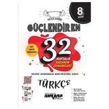 Ankara Yayıncılık 2024 Güncel 8.Sınıf Türkçe Güçlendiren 32 Haftalık Deneme Yeni Nesil (Çok Renkli)