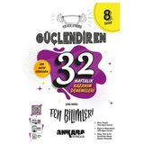 Ankara Yayıncılık 2025-2026 Müfredat 8. Sınıf Güçlendiren 32 Haftalık Fen Bilimleri Kazanım Denemeleri (Çok Renkli)