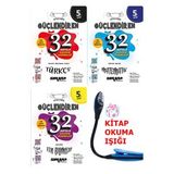 Ankara Yayıncılık 5 Sınıf Türkçe-Matematik-Fen Güçlendiren 32 Haftalık Denemeler FULL Set + Kitap Okuma Işığı Hediye (Çok Renkli)