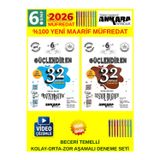 Ankara Yayıncılık 6.Sınıf Güç. 2Li Deneme Seti Yeni Müfredat Beceri Temelli (Matematik-Sosyal)