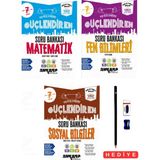 Ankara Yayıncılık 7.sınıf Güçlendiren Matematik Fen Bilimleri Sosyal Bilgiler Yeni Nesil Sorularla Soru Bankası 3 Kitap Set Türkiye Yüzyılı Maarif Model Kalem Seti Hediyeli