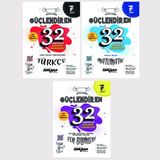 Ankara Yayıncılık 7.Sınıf Türkçe + Matematik + Fen Bilimleri 32 Haftalık Güçlendiren Kazanım Denemesi Seti