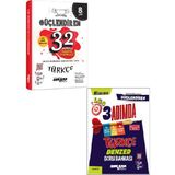 Ankara Yayıncılık 8. Sınıf 3 Adımda Türkçe + 32 Haftalık Deneme