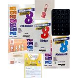 Ankara Yayıncılık 8.sınıf Güçlendiren 3'lü Fasikül Set+Gizili ve Palmeyayınları Deneme+Vantuz+Çanta Süsü