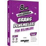 Ankara Yayıncılık 8.sınıf Güçlendiren Branş Denemeleri Fen Bilimleri (Güncel Marif Model)