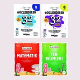 Ankara Yayıncılık 8.Sınıf Güçlendiren Kazanım Denemesi + Okyanus 8.Sınıf Classmate Soru Bankası Matematik + Fen Bilimleri Seti