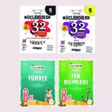Ankara Yayıncılık 8.Sınıf Güçlendiren Kazanım Denemesi + Okyanus 8.Sınıf Classmate Soru Bankası Türkçe + Fen Bilimleri Seti