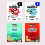 Ankara Yayıncılık 8.Sınıf Güçlendiren Kazanım Denemesi + Okyanus 8.Sınıf Master Soru Bankası Türkçe + Matematik Seti
