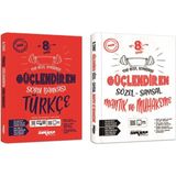 Ankara Yayıncılık 8.Sınıf Güçlendiren Serisi Türkçe - Sayısal/sözel Mantık Muhakeme Soru Bankası Seti