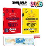 Ankara Yayıncılık 8.sınıf Güçlendiren Türkçe - Ingilizce Soru Ban