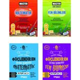 Ankara Yayıncılık 8.Sınıf Güçlendiren ve Okyanus 8.Sınıf Master - Matematik + Fen Bilimleri Soru Bankası Seti