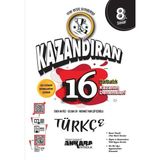 Ankara Yayıncılık 8.Sınıf LGS 1.Dönem Türkçe 16 Haftalık Deneme - LGS Ilk Dönem
