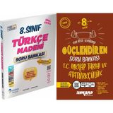 Ankara Yayıncılık 8. Sınıf Lgs Türkçe Madeni Soru Bankası ve T.c. Inkılap Tarihi ve Atatürkçülük Güçlendiren Soru Bankası