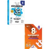 Ankara Yayıncılık 8. Sınıf Matematik Güçlendiren 32 Haftalık Deneme + Talent Team Genel Deneme(8 Deneme)