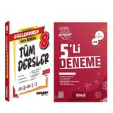 Ankara Yayıncılık 8. Sınıf Tüm Dersler Güçlendiren Soru Bankası Ve Ünlü 5 Li Deneme Seti 2 Kitap