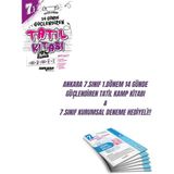 Ankara Yayıncılık Ankara 7.sınıf 1.dönem 14 Günde Güçlendiren Tatil Kamp Kitabı & 7.sınıf Kurumsal Deneme Hediyeli!!