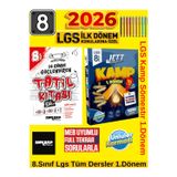 Ankara Yayıncılık Ankara Güçlendiren 8.Sınıf 1.Dönem 14 Günde Tatil+Ünlüler 8.Sınıf 1.Dönem Jett Kamp Tatil Kitabı