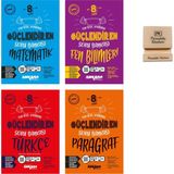 Ankara Yayıncılık Ankara Lgs 2027 8. Sınıf Matematik Fen Bilimleri Türkçe ve Paragraf 4lü Güçlendiren Soru Bankası + Telefon Standı