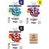Ankara Yayıncılık Ankara Lgs 2027 8. Sınıf Matematik Fen Bilimleri ve Türkçe 3lü Set Haftalık Kazanım Denemeleri + Telefon Standı
