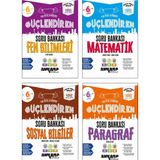 Ankara Yayıncılık Ankara Yayınları 6. Sınıf Matematik + Fen Bilimleri + Sosyal Bilgiler + Paragraf Güçlendiren Soru Bankası
