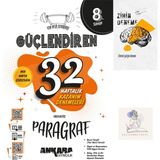 Ankara Yayıncılık LGS Paragraf Güçlendiren 32 Hafta Deneme+Zihin Deneme+Sssk489