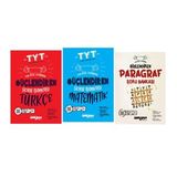 ANKARA YAYINCILIK TYT Türkçe - Matematik Güçlendiren Soru Bankası ve TYT-KPSS-ALES-DGS PARAGRAF GÜÇLENDİREN SORU BANKASI (3 Kitap)
