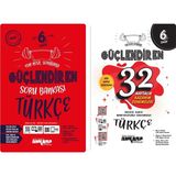 Ankara Yayıncılık Yeni Müfredat 6.Sınıf Güçlendiren Soru Bankası Türkçe + Güçlendiren 32 Haftalık Kazanım Denemeleri