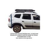 AnkaraTavanPort ATP DACİA DUSTER 100X160 CM TAVAN SEPETİ İSME ÖZEL DAYANIKLI ÇELİK MALZEME ARA ATKSI OLAN HER ARACA UYUM