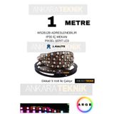 ankarateknik Ws2812b Ip30 Adreslenebilir Magic Led 5 Volt ( 60 Chip ),1 Metre