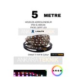 ankarateknik Ws2812b Ip30 Adreslenebilir Magic Led 5 Volt ( 60 Chip ) 5 Metre
