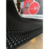 Ankases Ses Yalıtım Ses Yalıtım Akustik Piramit Sünger – Yanmaz, 40mm, 50x100cm, 50 DNS – Ses İzolasyon Süngeri