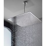 Ankastre Duş Başlığı Borulu Kare Slim Metal 30X30 cm - Çok Renkli