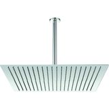 Ankastre Duş Başlığı Borulu Kare Slim Metal 50X50 cm Tavandan KDB101-KTD111 - 50 x 50 cm
