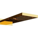 Ankastre Panel Tepe Duş Başlığı Yağmur KTD109 (Altın) - Çok Renkli