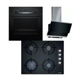 Ankastre Set 10 (HBF514BB0T + POP6C6O10O + DWK065G60T) - Siyah