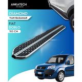 Ankatech Fiat Doblo Diamond Krom Yan Basamak 185 cm 2001-2010