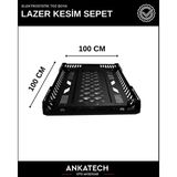 Ankatech Pikap ve Çift Kabin Araçlar 100*100 Lazer Kesim Tavan Sepeti Tüm Modeller