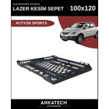 Ankatech Ssangyong Actyon Sports 100*120 Lazer Kesim Tavan Sepeti Tüm Modeller